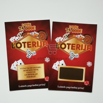 Kvietimas liudininkams - Loterijos bilietas (R)