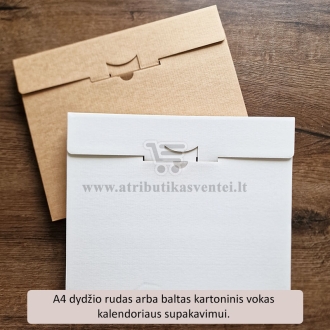 A4 formato vokas kalendoriui