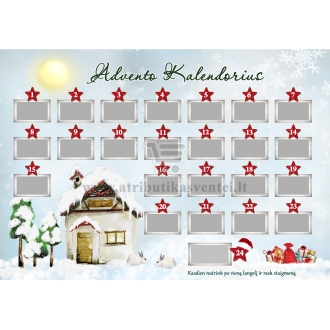 Invididualiai gaminamas Advento kalendorius (AK-01)