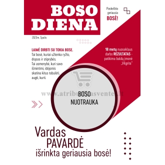 Dovana Bosui - personalizuotas žurnalo viršelis
