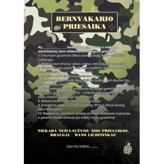 Bernvakario priesaika "Armija"