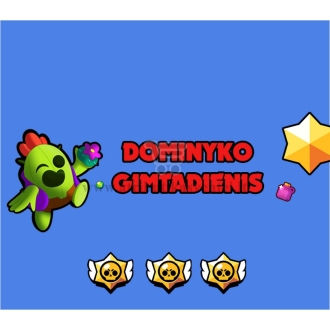 Šokoladukų popierėliai "Brawl stars" -20vnt