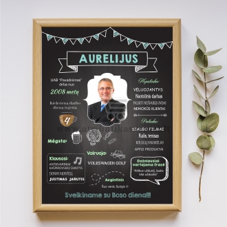 Originali dovana Bosui - Plakatas