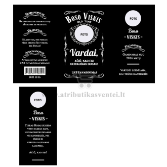 Boso Viskis - personalizuota etiketė (E-286)