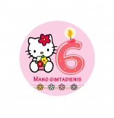 Ženkliukas "Mano gimtadienis" Hello Kitty 6m.