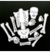 Helovyno žaidimas "Surink skeletą"