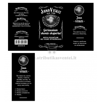 Jack Daniels viskio etiketė (E-236)