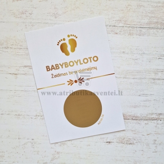 Kvietimas - nutrinamas bilietas "BabyLoto"