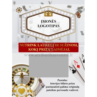 Netikras loterijos bilietas - Kazino tema