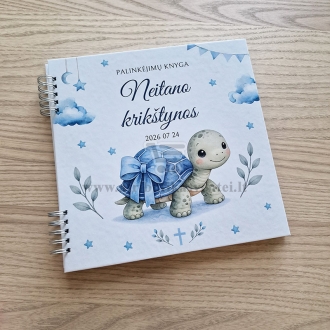 Palinkėjimų knyga krikštynoms "Vėžliukas"