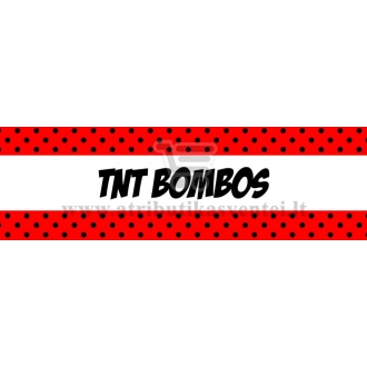 Etiketė-dekoracija "TNT Bombos"