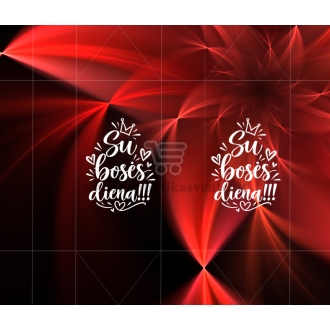 Saldainių popierėliai "Su Bosės diena"