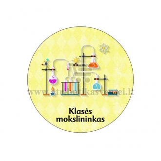 Ženkliukas "Klasės mokslininkas"