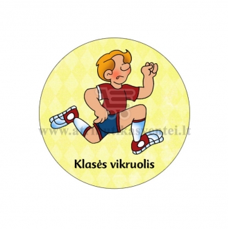 Ženkliukas "Klasės vikruolis"