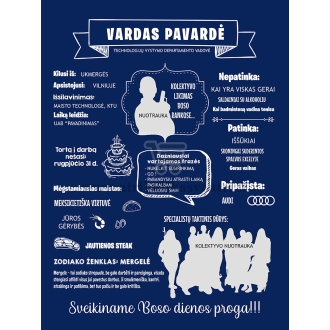 Boso dienos dovana - plakatas