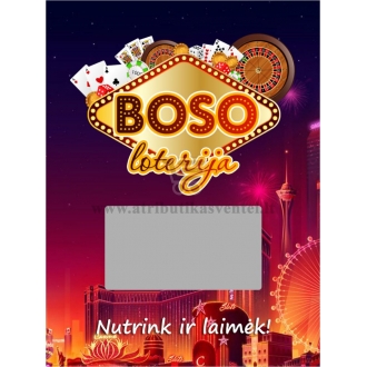 Maži loterijos bilietai "Boso loterija"