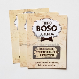 Maži loterijos bilietai "Boso"