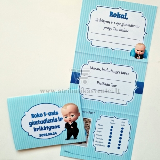 Žaidimų kortelė 4in1 "Ponas kūdikis"