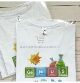 Marškinėliai darželio grupei ar klasei "Genius"