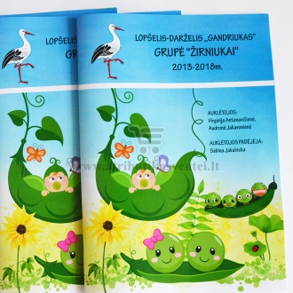 Darželio išleistuvių žurnalas "Žirniukai"