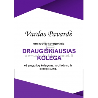 Diplomas nominacija (DIP-07)
