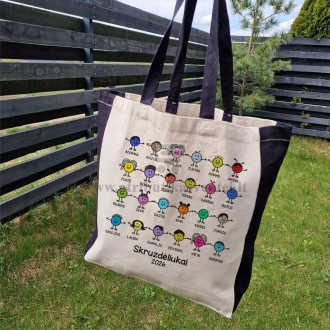 Dovana mokytojai - Krepšys su vaikų vardais