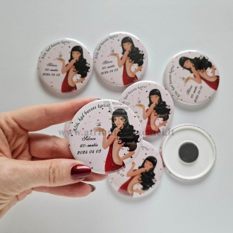 Personalizuotas ženkliukas arba magnetukas (ZI-56)