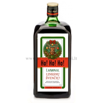 Kalėdinė etiketė "Ho, Ho, Ho"