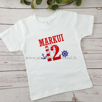 Gimtadienio marškinėliai "Jūreivis"