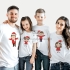 Kalėdiniai marškinėliai šeimai