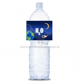 Maža etiketė kosmoso tema "H2O"