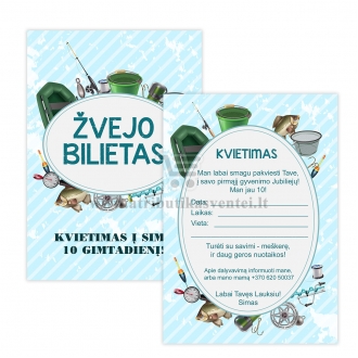Kvietimas į žvejo gimtadienį