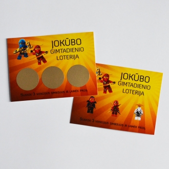 Gimtadienio loterija "Lego Ninjago"