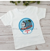 Gimtadienio marškinėliai - "Traukinukas Tomas"