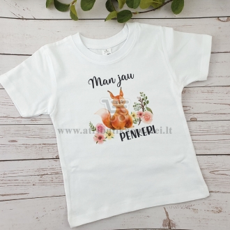 Gimtadienio marškinėliai "Voverė"