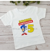 Marškinėliai "Super Sonic" gimtadieniui