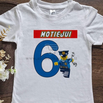 Marškinėliai vaikui - Lego Policija