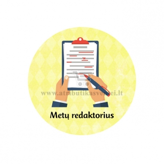 Nominacija "Metų redaktorius"