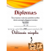 Diplomas "Didžiausias miegalius"