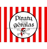 Etiketė "Piratų gėralas"