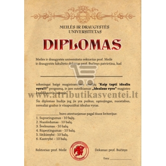 Idealaus vyro diplomas
