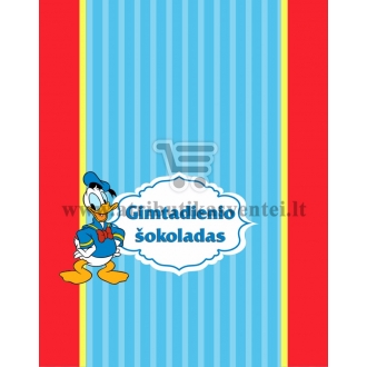 Šokolado popieriukas "Ančiukas Donaldas"
