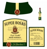 Etiketė Jameson viskio buteliui "Super Bosas"