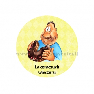 Ženkliukas su nominacija "Łakomczuch  wieczoru"
