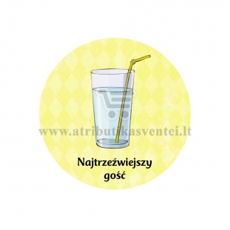 Ženkliukas su nominacija "Najtrzeźwiejszy gość"