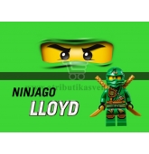Maža etiketė "Lego Ninjago" Žalia-Lloyd