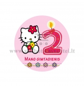 Ženkliukas "Mano gimtadienis" Hello Kitty 2m.