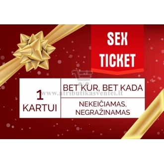 Dovana vyrui - Sex ticket
