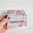 Stalo kortelės "Blush Pink"