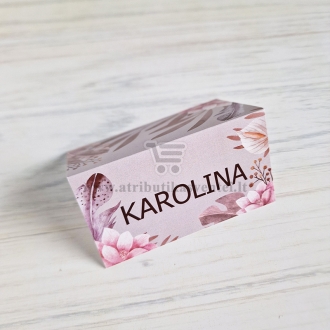 Stalo kortelės "Blush Pink"